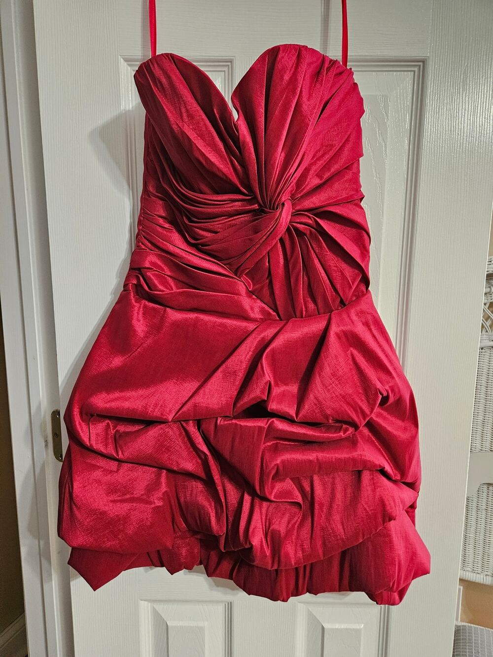 Red prom dress, size 9